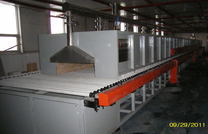 產(chǎn)品用途：特種陶瓷電熱輥道窯，規(guī)格：1.2米×32米電加熱